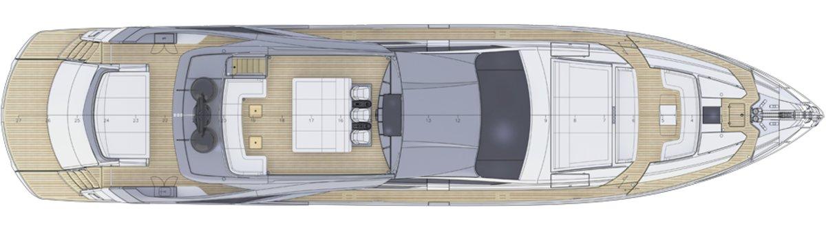 Pershing 9X plan 1