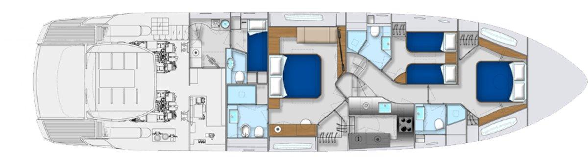 Pershing 74 plan 3