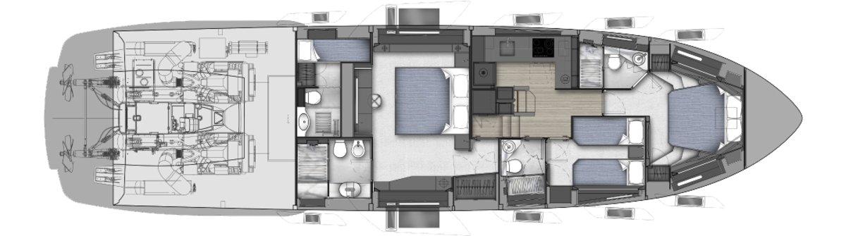 Pershing 7X plan 4