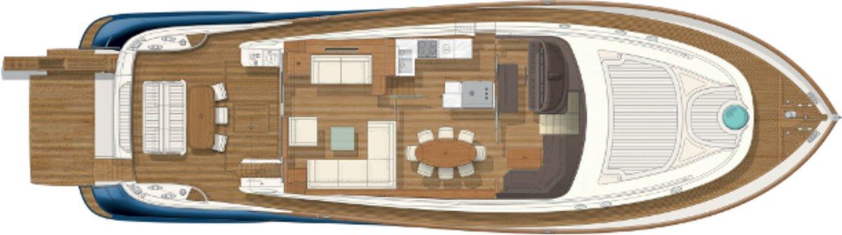 Mochi Craft Dolphin 74’ Cruiser plan 2