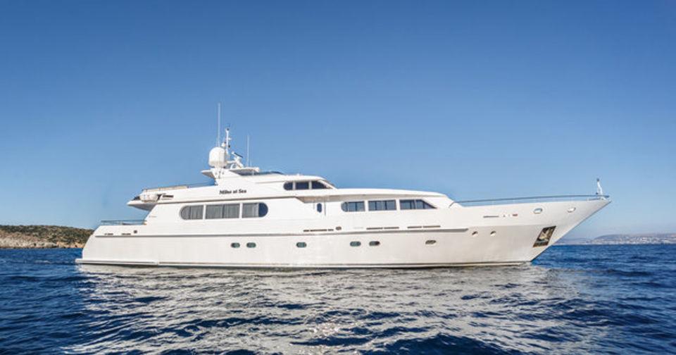 article Motor-yacht MILOS AT SEA for charter with EKKA Yachts banner image