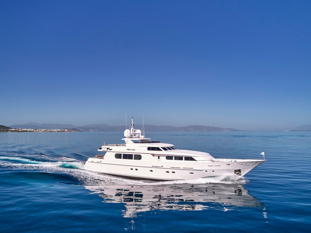 Number 1 MILOS AT SEA luxury motor yacht in Greece
